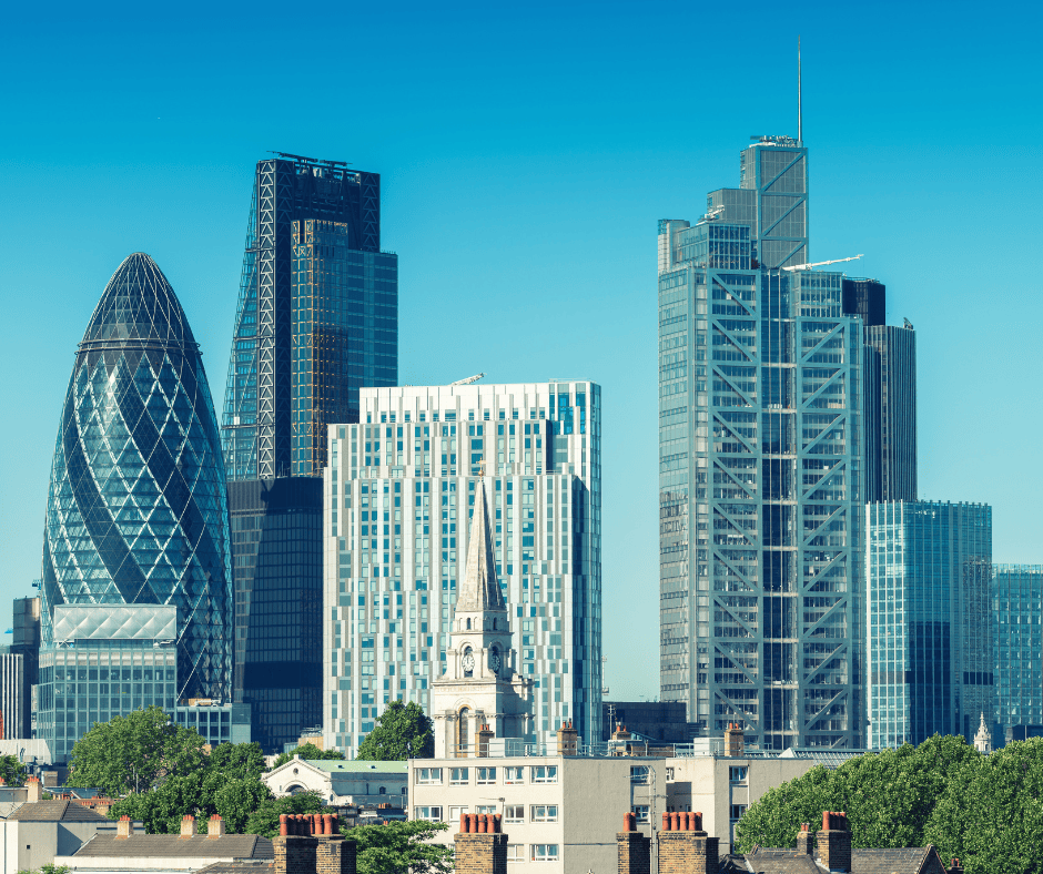 City skyline of London